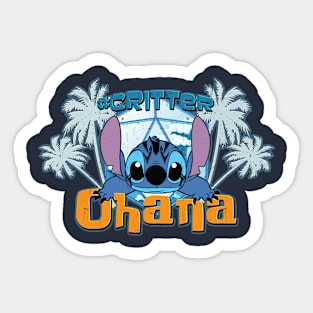 D&D Tee - #Critter Ohana Sticker